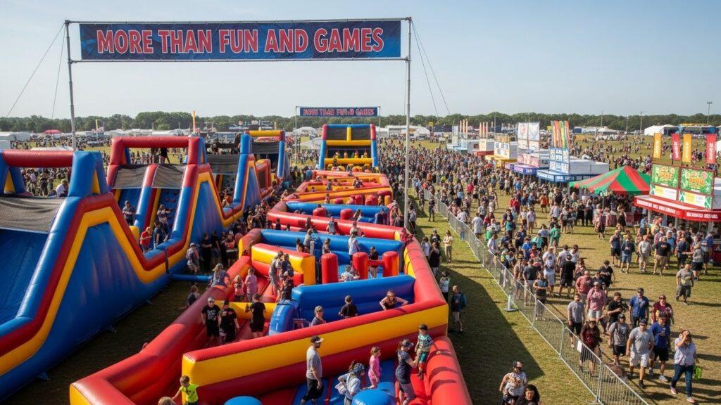 More Than Fun and Games: How Obstacle Course Rentals Transform Crowd Flow at Big Events