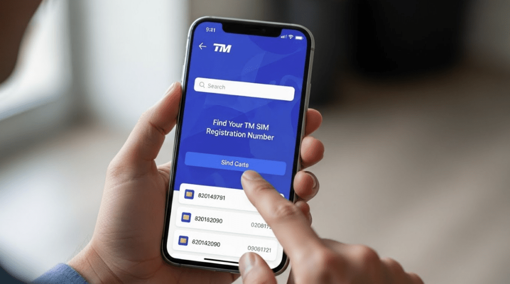 How to Find Your TM SIM Registration Number?