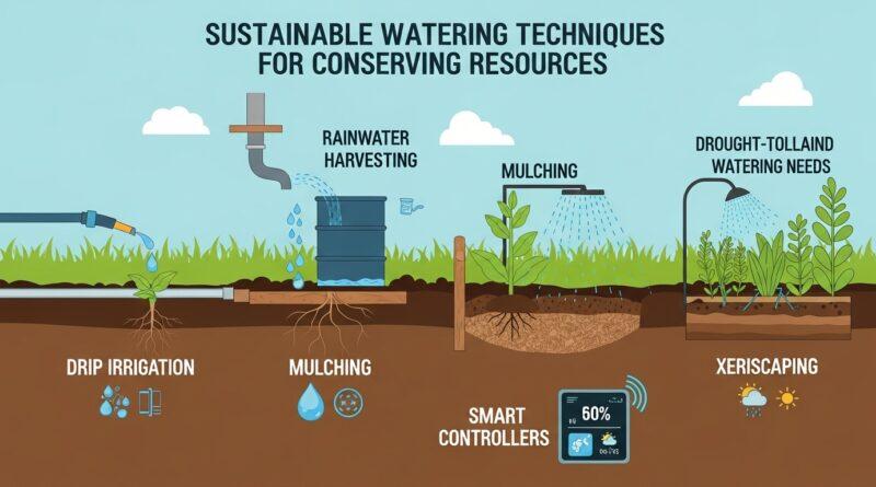 Sustainable Watering Techniques for Conserving Resources