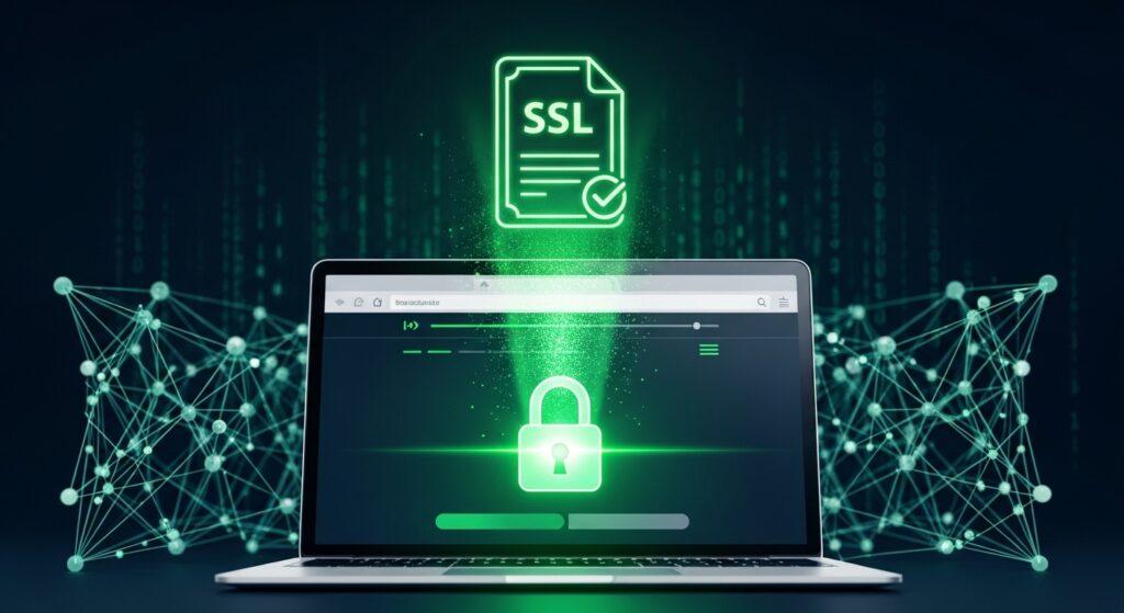 Website security using SSL certificate