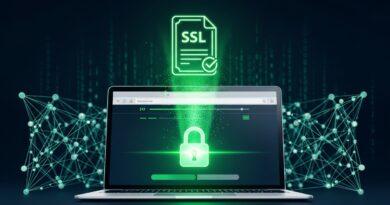 Website security using SSL certificate