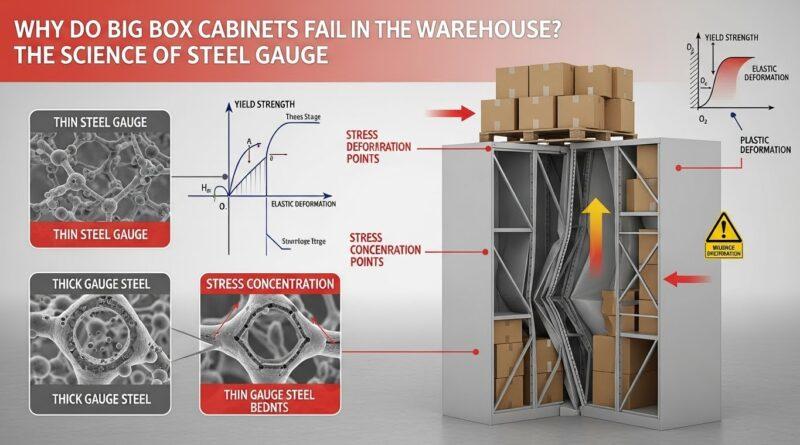 Why Do Big Box Cabinets Fail in the Warehouse? The Science of Steel Gauge