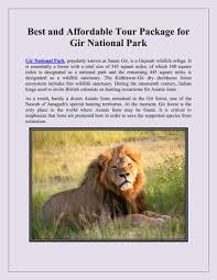 Gir Wildlife Tour Package