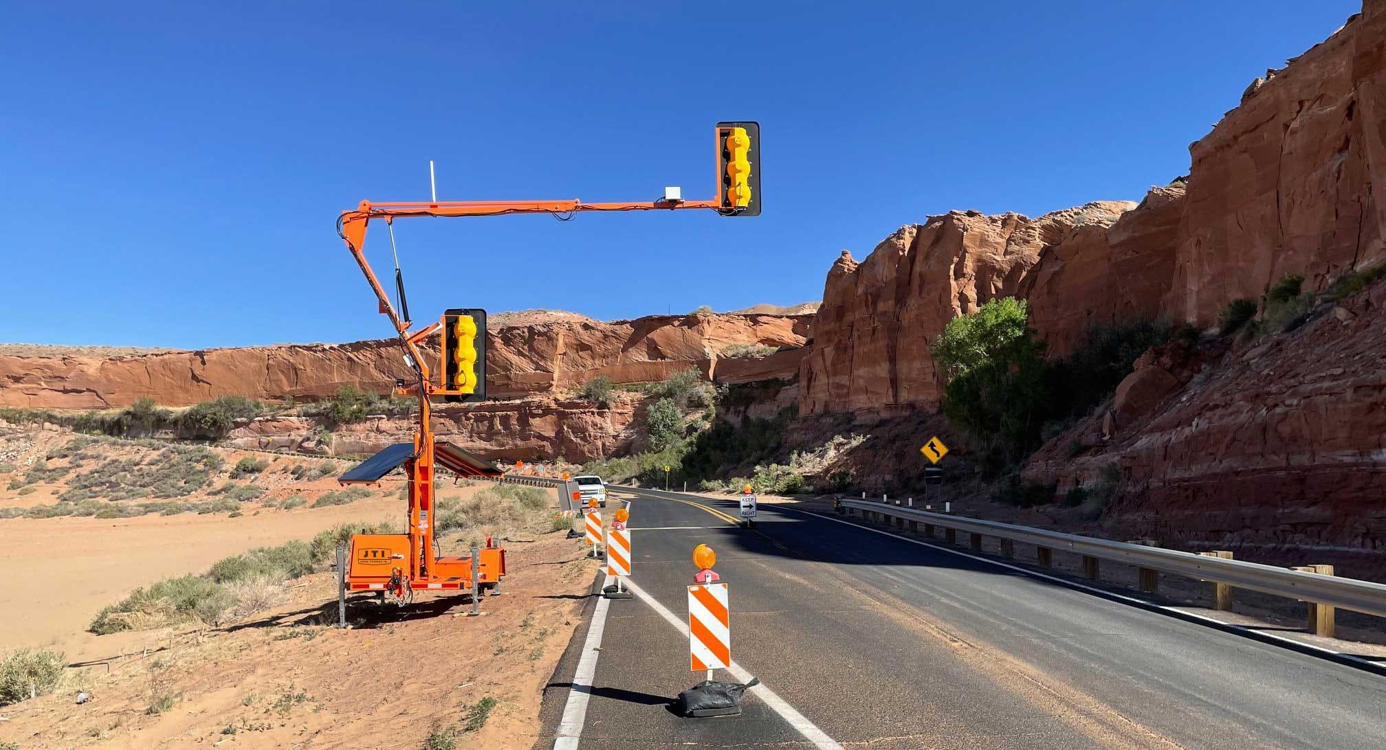 How Wind, Snow, and Heat Affect Temporary Traffic Sign