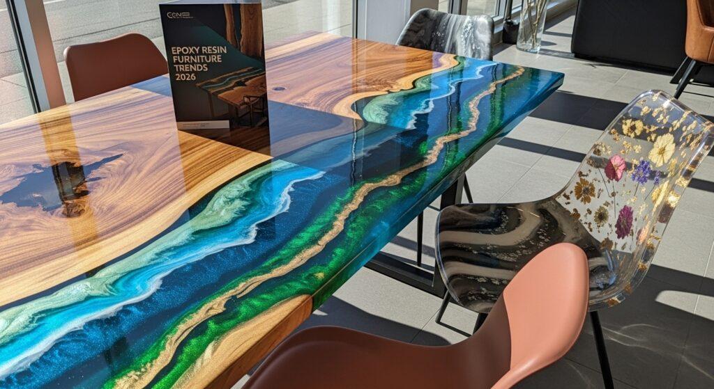 Epoxy Resin Furniture Trends for 2026: Colors, Finishes, and Features to Watch