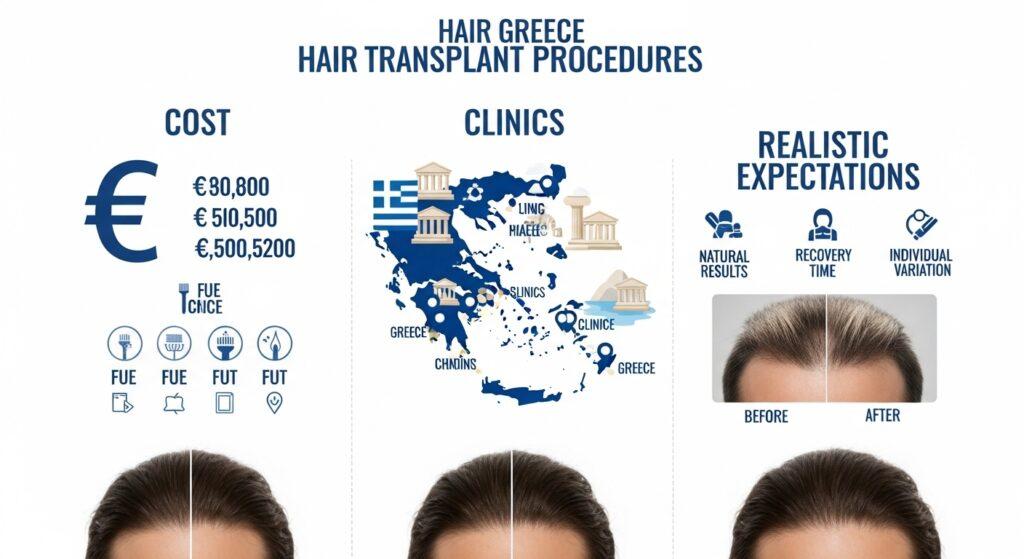 Hair Transplant in Greece: Cost, Clinics, and Realistic Expectations