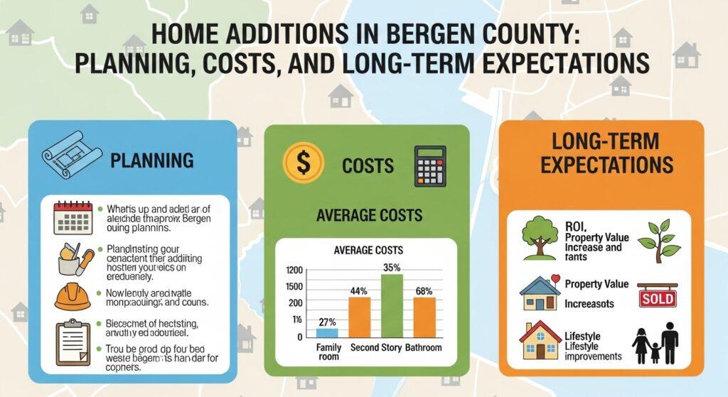 Home Additions in Bergen County: Planning, Costs, and Long-Term Expectations