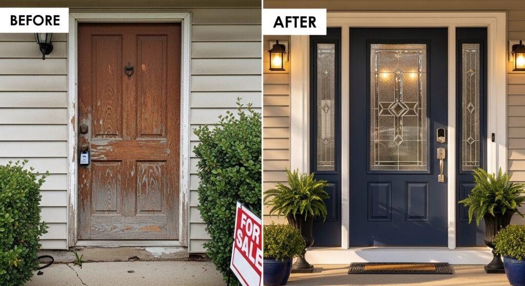 How Entry Door Replacement Enhances Security and Curb Appeal
