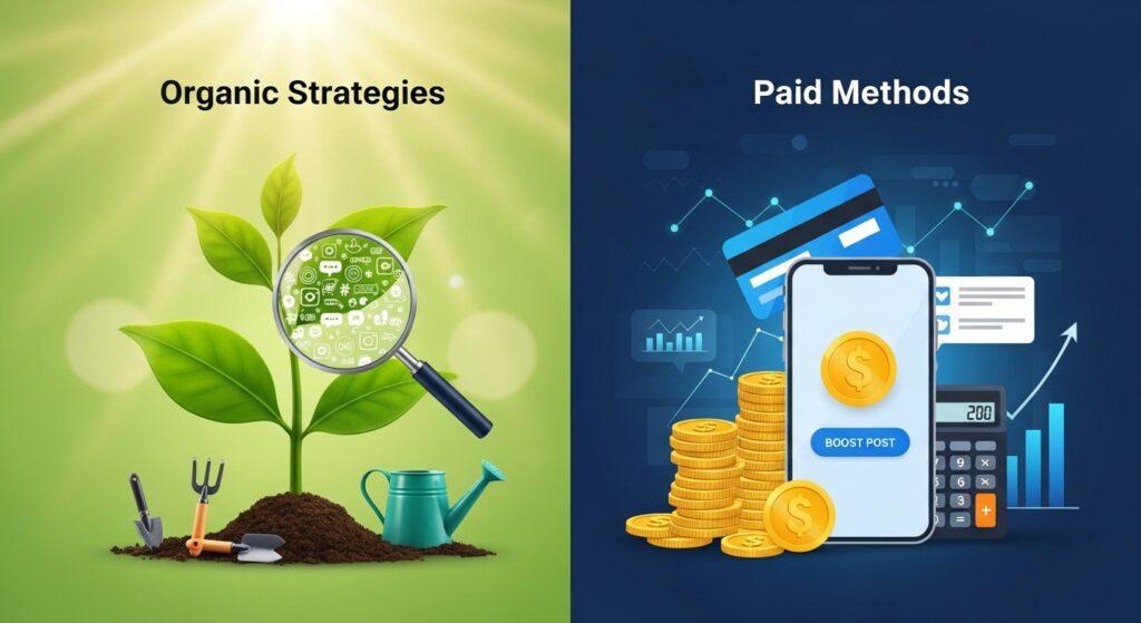 How to Grow Your Social Media Presence: Organic Strategies vs Paid Methods
