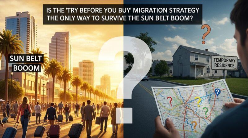 Is the "Try Before You Buy" Migration Strategy the Only Way to Survive the Sun Belt Boom?