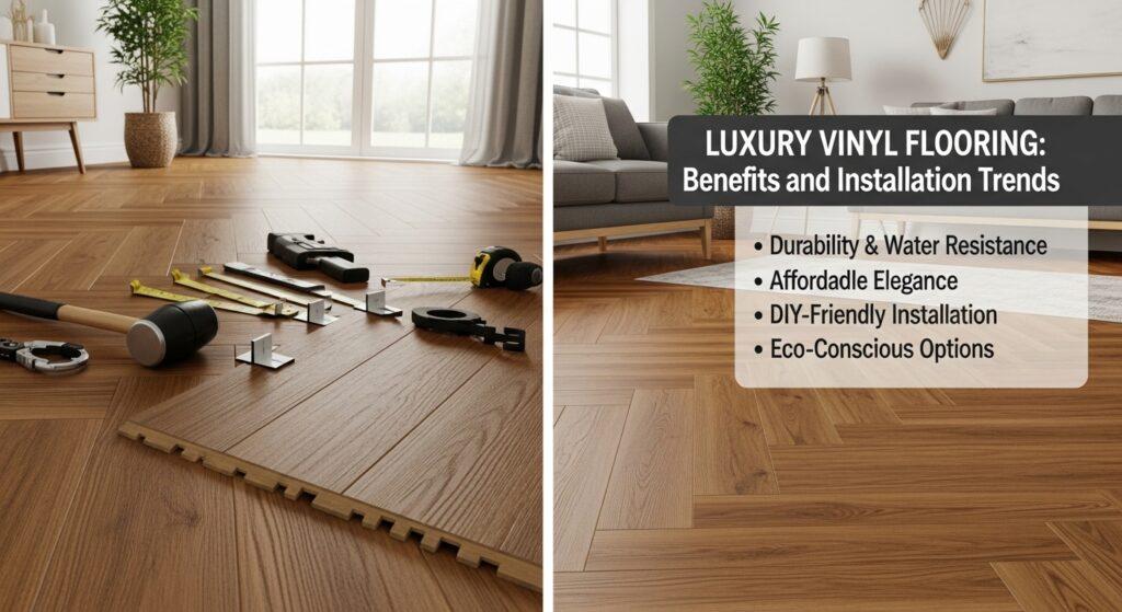 Luxury Vinyl Flooring- Benefits and Installation Trends
