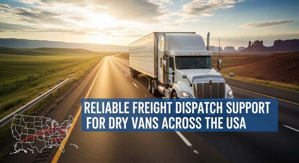 Reliable Freight Dispatch Support for Dry Vans Across the USA