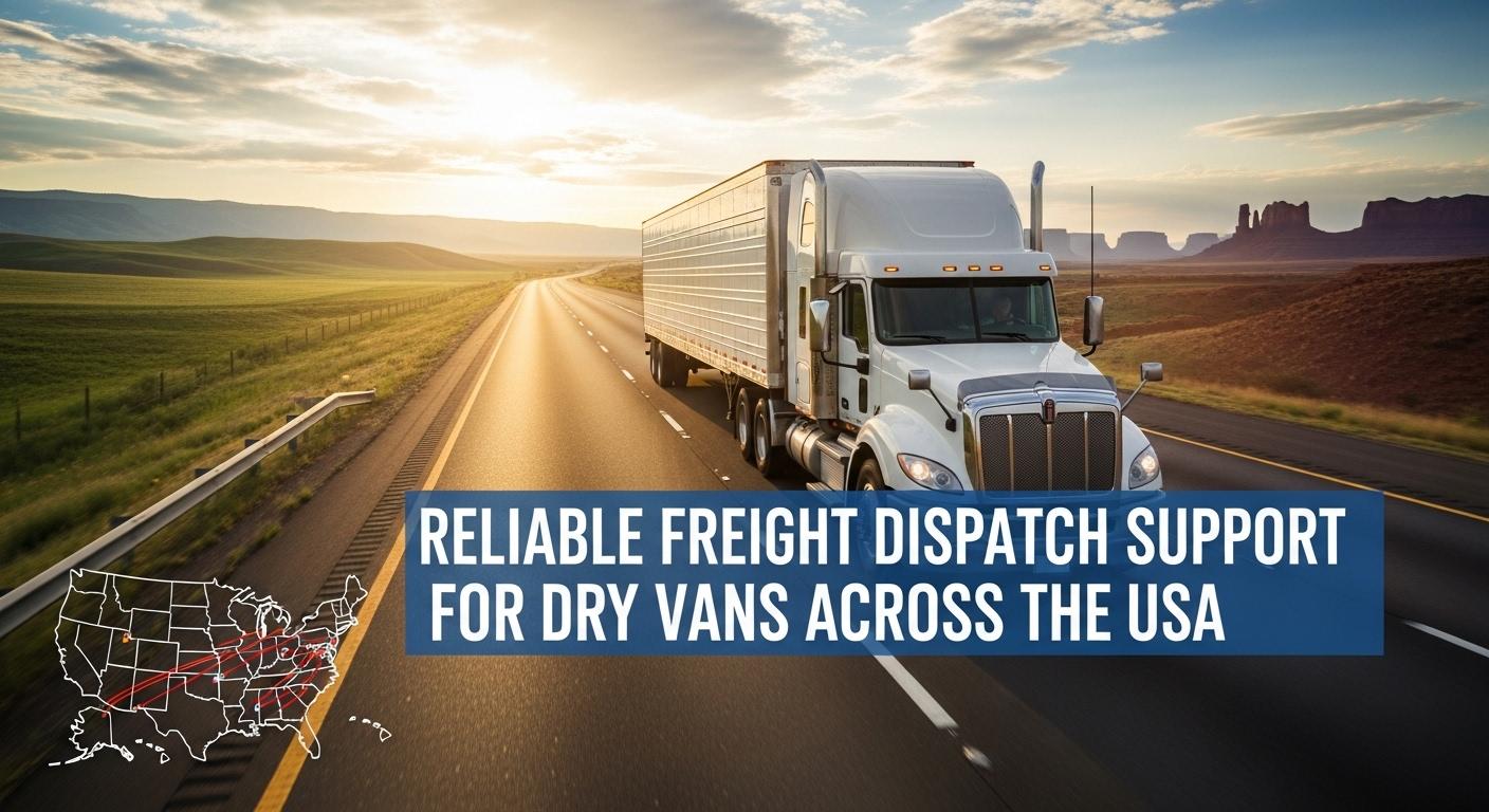 Reliable Freight Dispatch Support for Dry Vans Across the USA