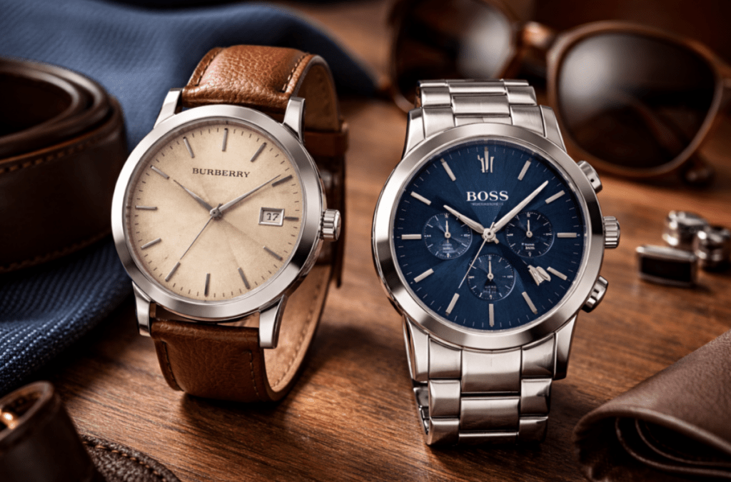 Everyday Elegance: Wearing a Burberry Watch vs Hugo Boss Watch for Smart Casual Looks