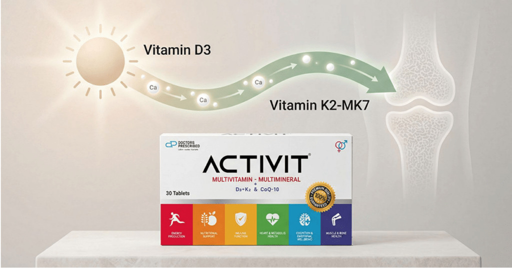 Why Vitamin D₃ Alone Isn’t Enough: The ACTIVIT D₃ + K₂ Advantage