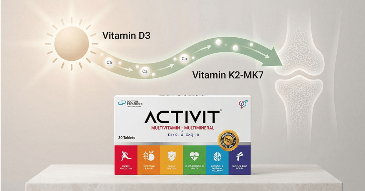Why Vitamin D₃ Alone Isn’t Enough: The ACTIVIT D₃ + K₂ Advantage