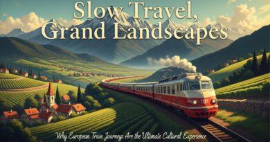 Slow Travel, Grand Landscapes: Why European Train Journeys Are the Ultimate Cultural Experience