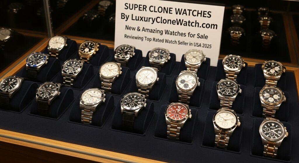 Super Clone Watches By LuxuryCloneWatch.com Launches New & Amazing Watches for Sale - Reviewing Top Rated Watch Seller in USA 2025