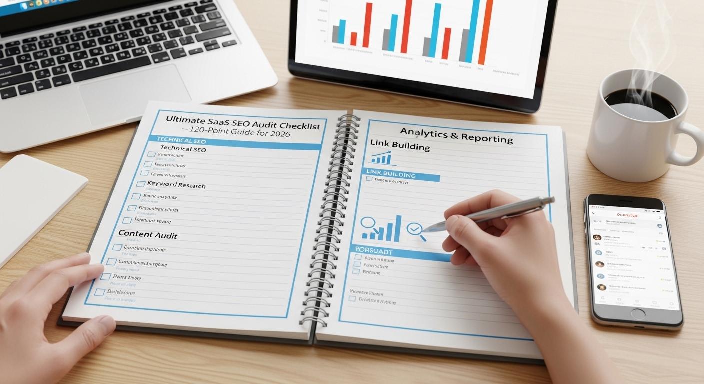 Ultimate SaaS SEO Audit Checklist — 120-Point Guide for 2026