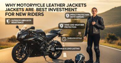 Why Motorcycle Leather Jackets Are the Best Investment for New Riders