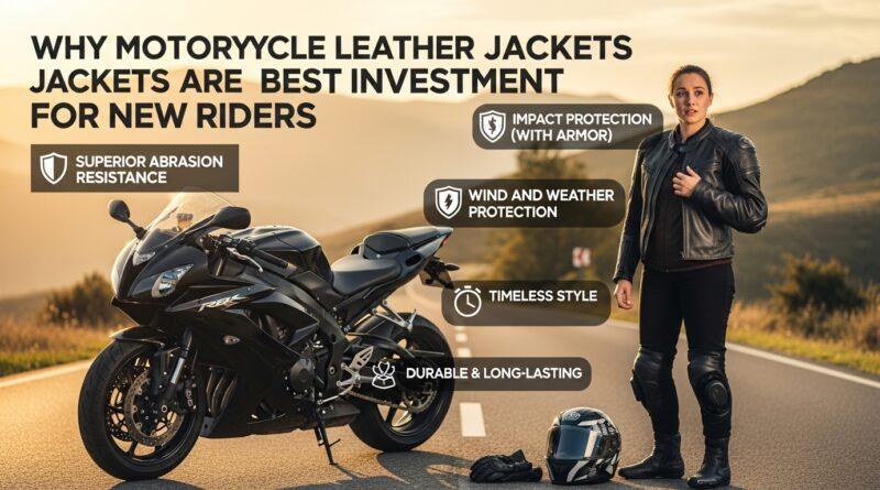 Why Motorcycle Leather Jackets Are the Best Investment for New Riders