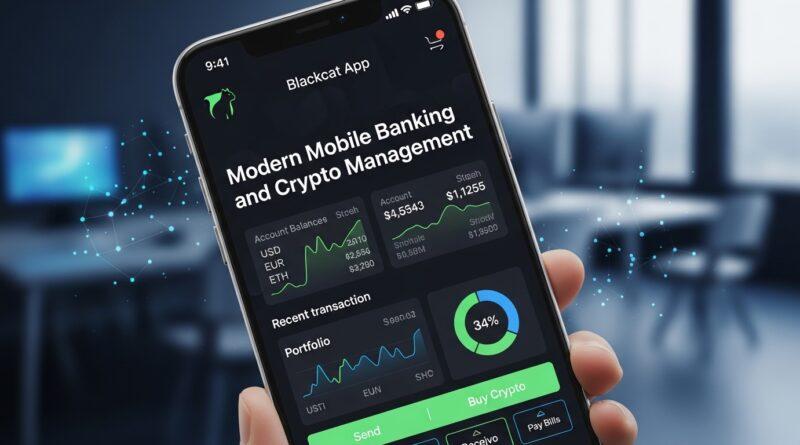 Blackcat App – Modern Mobile Banking and Crypto Management