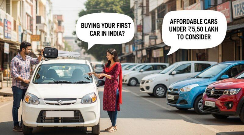 Buying Your First Car in India? Affordable Cars Under ₹5.50 Lakh to Consider