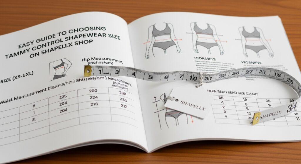 Easy Guide to Choosing Tummy Control Shapewear Size on Shapellx Shop