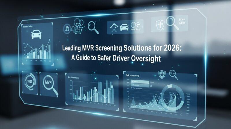 Leading MVR Screening Solutions for 2026: A Guide to Safer Driver Oversight