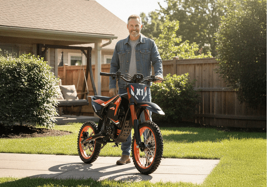 Riding a Kids Electric Dirt Bike Safely