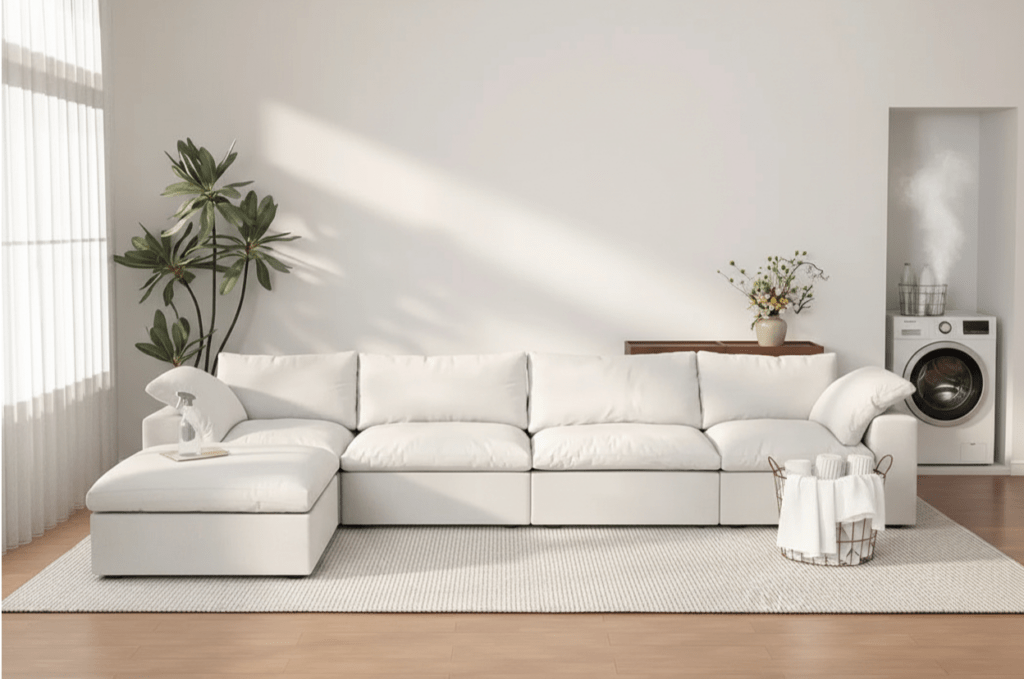 WJS Home Machine Washable Couch vs. Ashley Furniture Washable Couch
