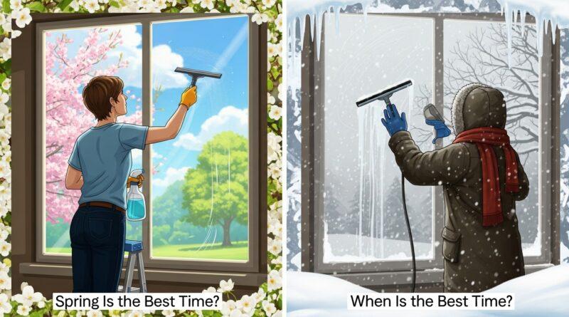 Spring vs Winter Window Cleaning: When Is the Best Time?