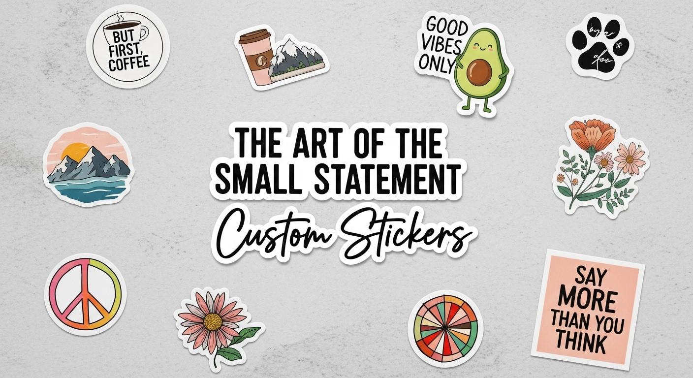 The Art of the Small Statement: Why Custom Stickers Say More Than You Think