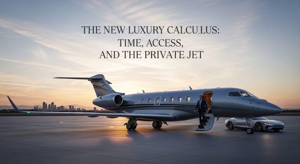The New Luxury Calculus: Time, Access, and the Private Jet