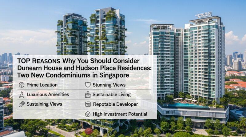 Top Reasons Why You Should Consider Dunearn House and Hudson Place Residences: Two New Condominiums in Singapore