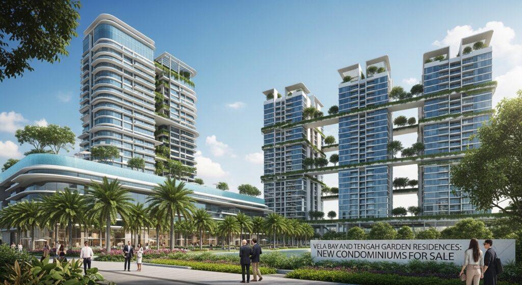 Vela Bay and Tengah Garden Residences: New Condominiums For Sale in Singapore