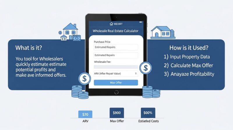 What Is a Wholesale Real Estate Calculator and How Is It Used?