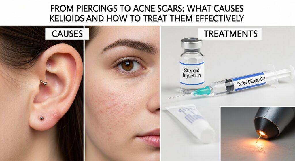From Piercings to Acne Scars: What Causes Keloids and How to Treat Them Effectively