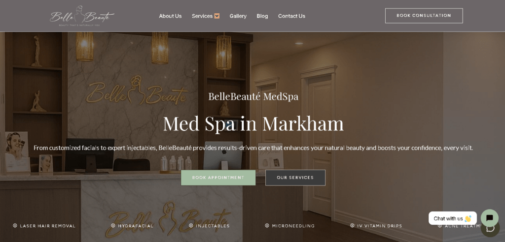 Skin Treatments at a Med Spa in Markham