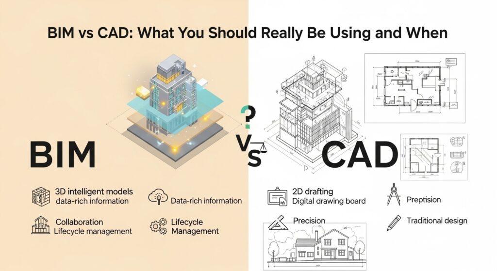 BIM vs CAD: What You Should Really Be Using and When