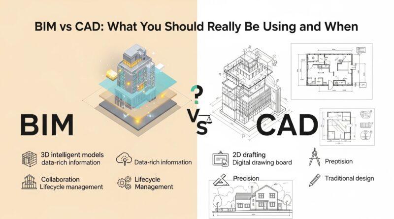 BIM vs CAD: What You Should Really Be Using and When