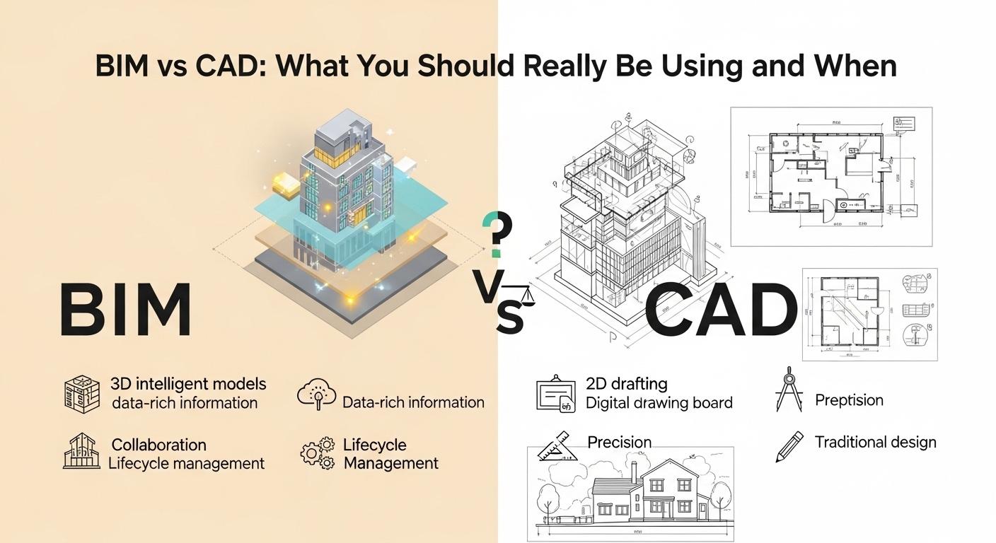 BIM vs CAD: What You Should Really Be Using and When