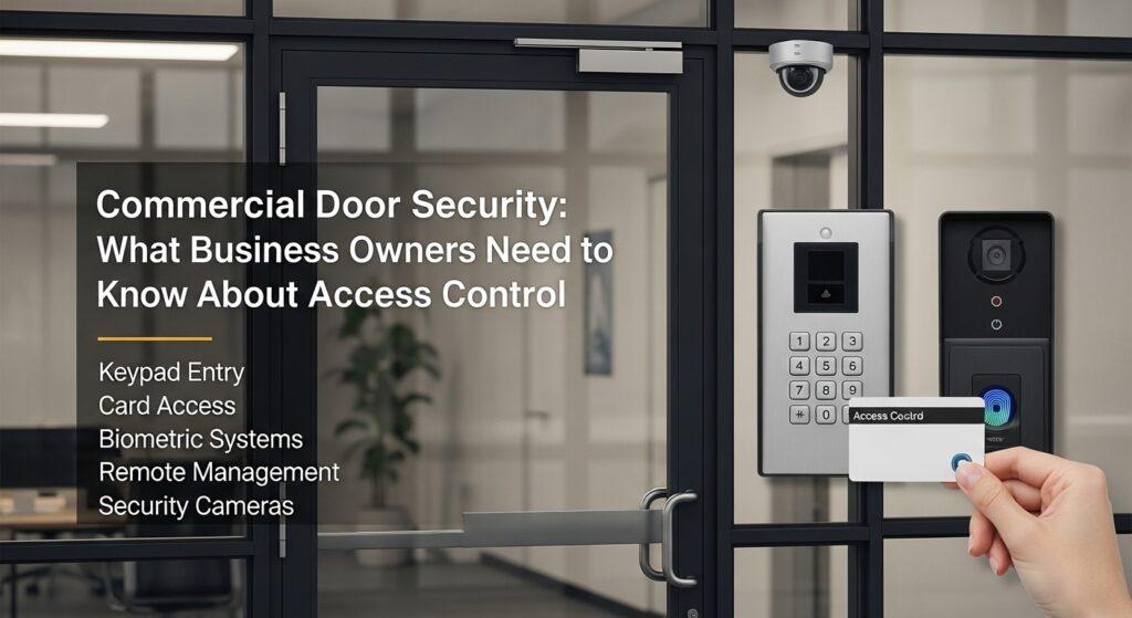 Commercial Door Security: What Business Owners Need to Know About Access Control