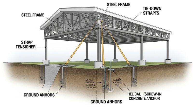 How Are Manufactured Homes Anchored for Storm Safety?