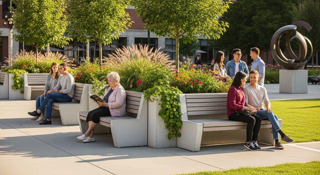 How Does Concrete Outdoor Furniture Improve Public Spaces?