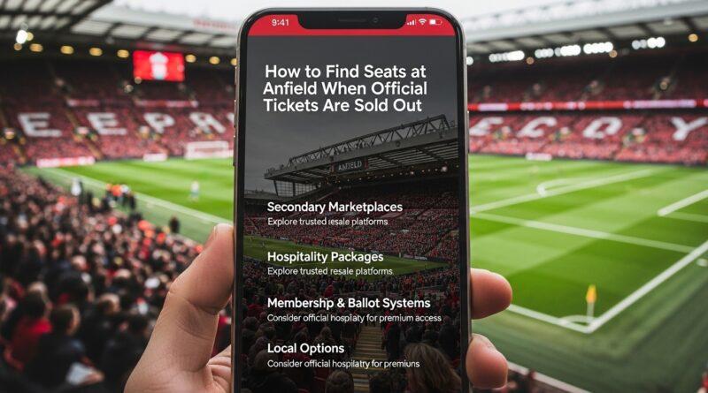 How to Find Seats at Anfield When Official Tickets Are Sold Out