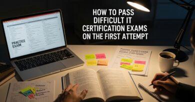 How to Pass Difficult IT Certification Exams on the First Attempt
