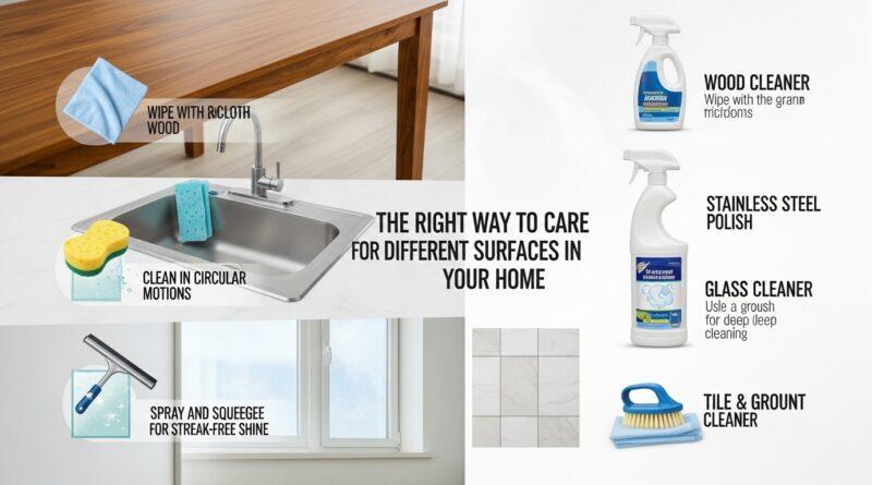 The Right Way to Care for Different Surfaces in Your Home