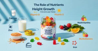The Role of Nutrients in Height Growth Gummies for Kids and Teens