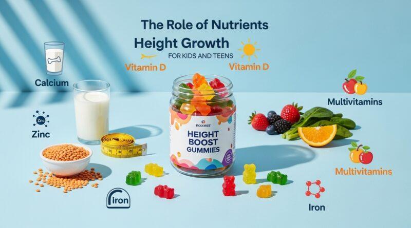 The Role of Nutrients in Height Growth Gummies for Kids and Teens